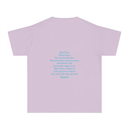 Hail Mary FoG w/prayer Youth Midweight Tee