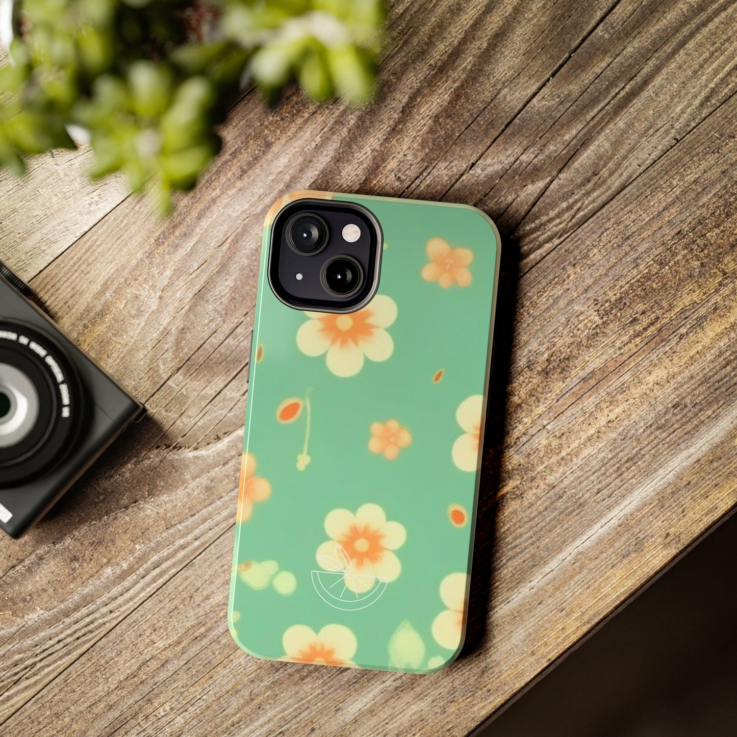 Vintage Coral flowers Tough Phone Cases