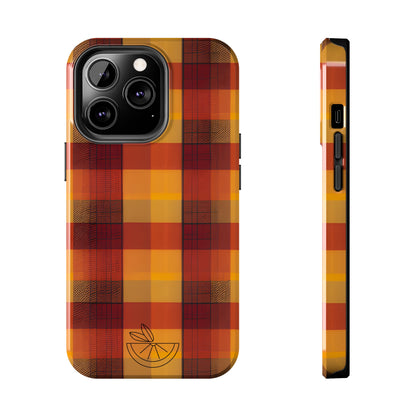 Vintage Fall Plaid HLC Tough Phone Cases