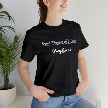 Saint Therese of Lisieux Unisex Jersey Short Sleeve Tee