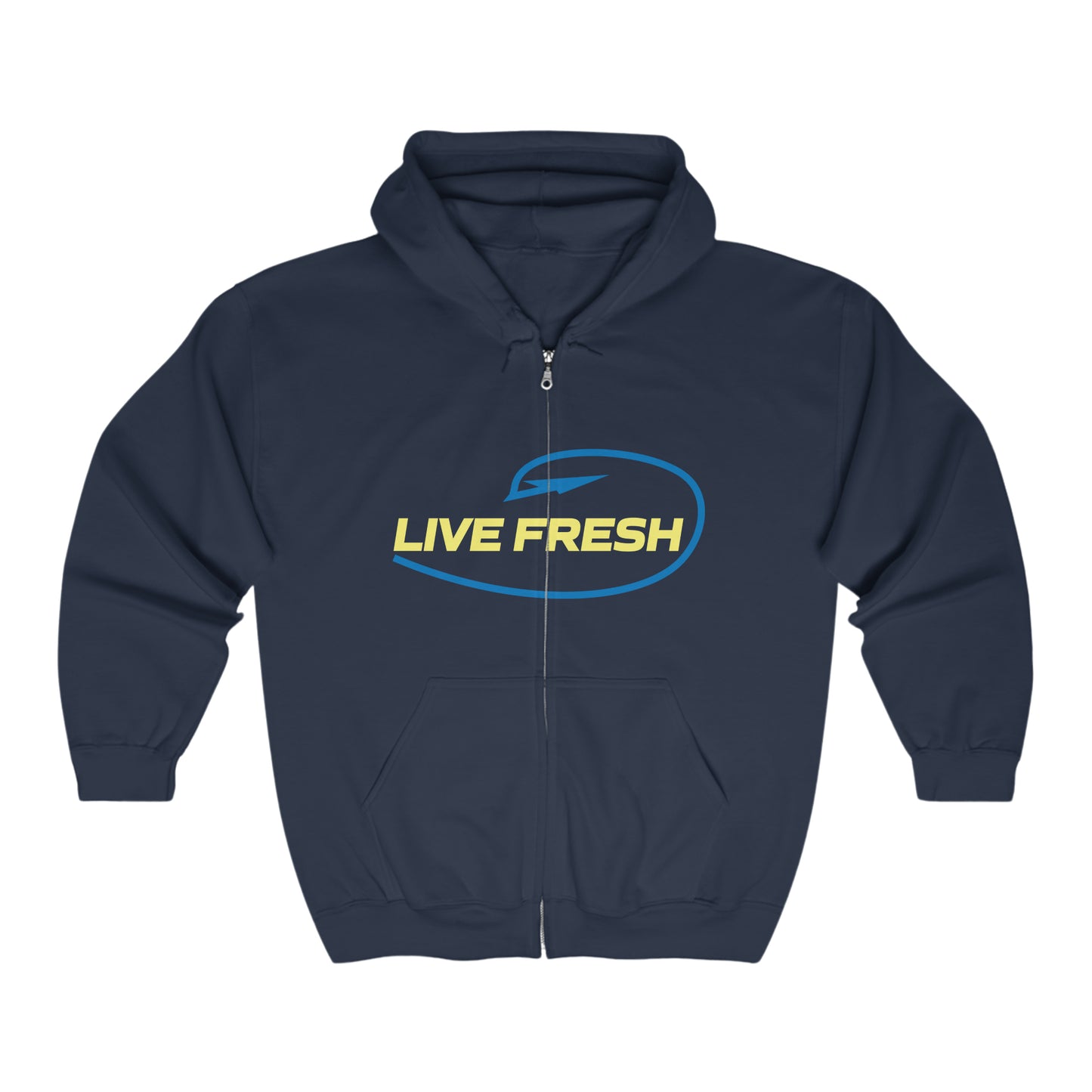 FCF Co. Live Fresh Unisex Heavy Blend™ Full Zip Hooded Sweatshirt