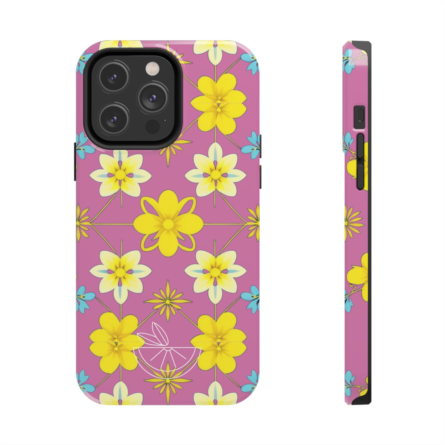 Vintage Yellow Flowers Tough Phone Cases