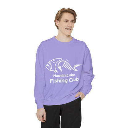 FCF Co. Hamlin Lake Fishing Club Unisex Garment-Dyed Sweatshirt