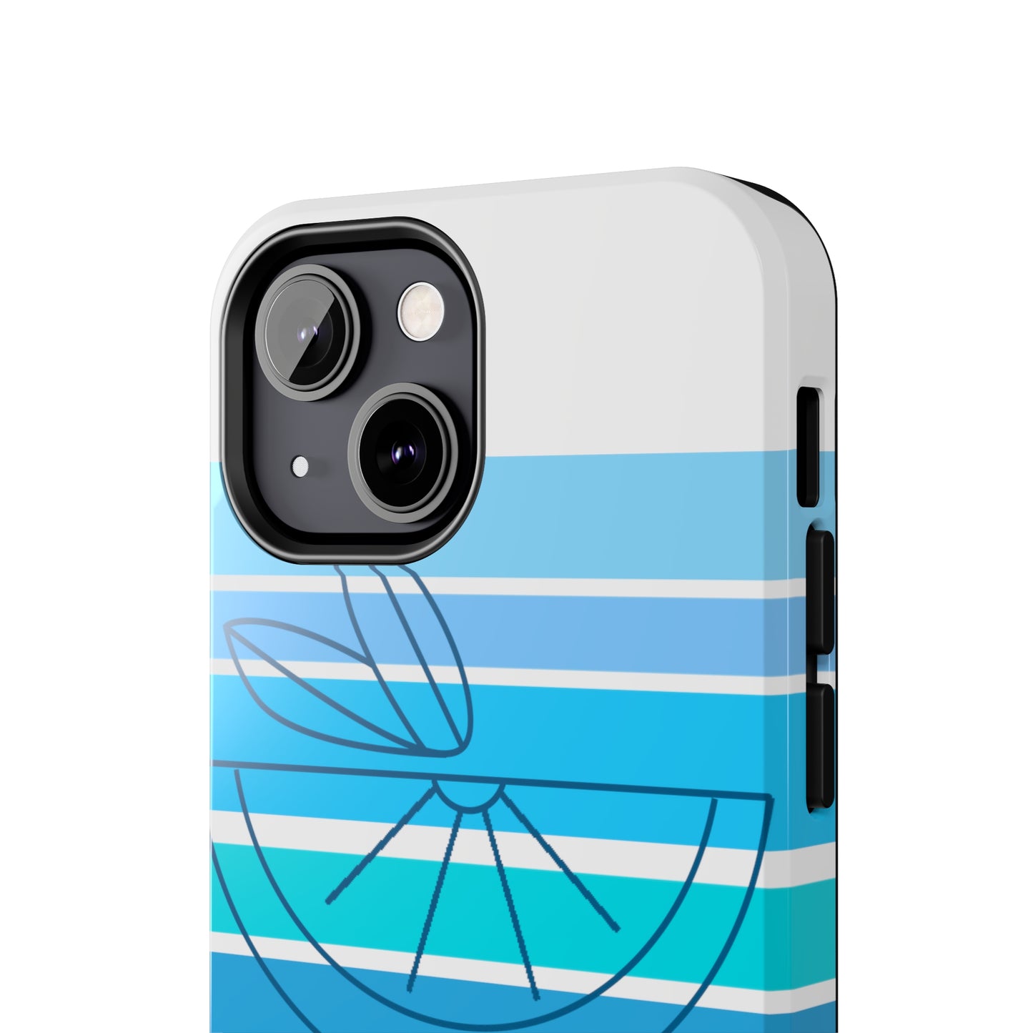 HLC Blue Stripes Tough Phone Cases