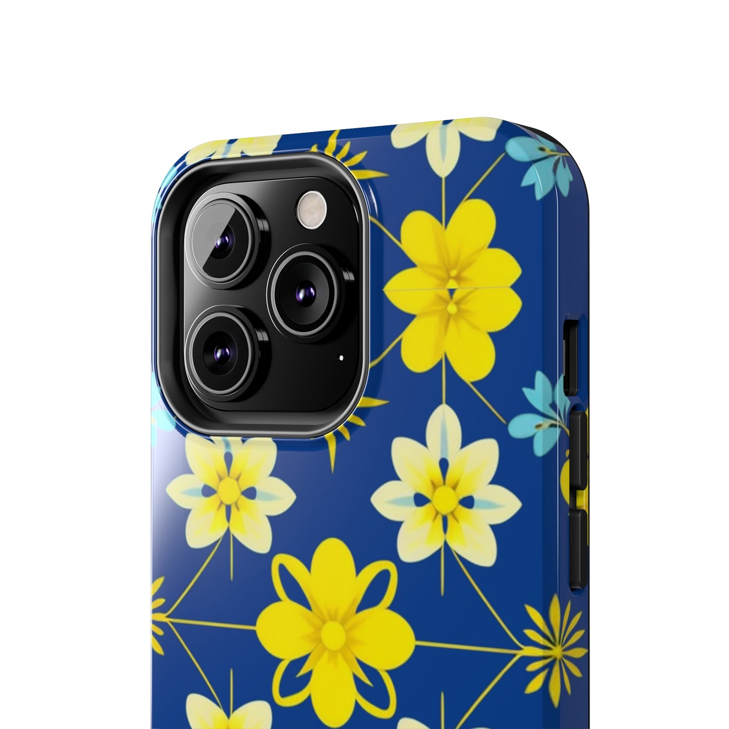 Vintage Yellow Flowers Tough Phone Cases