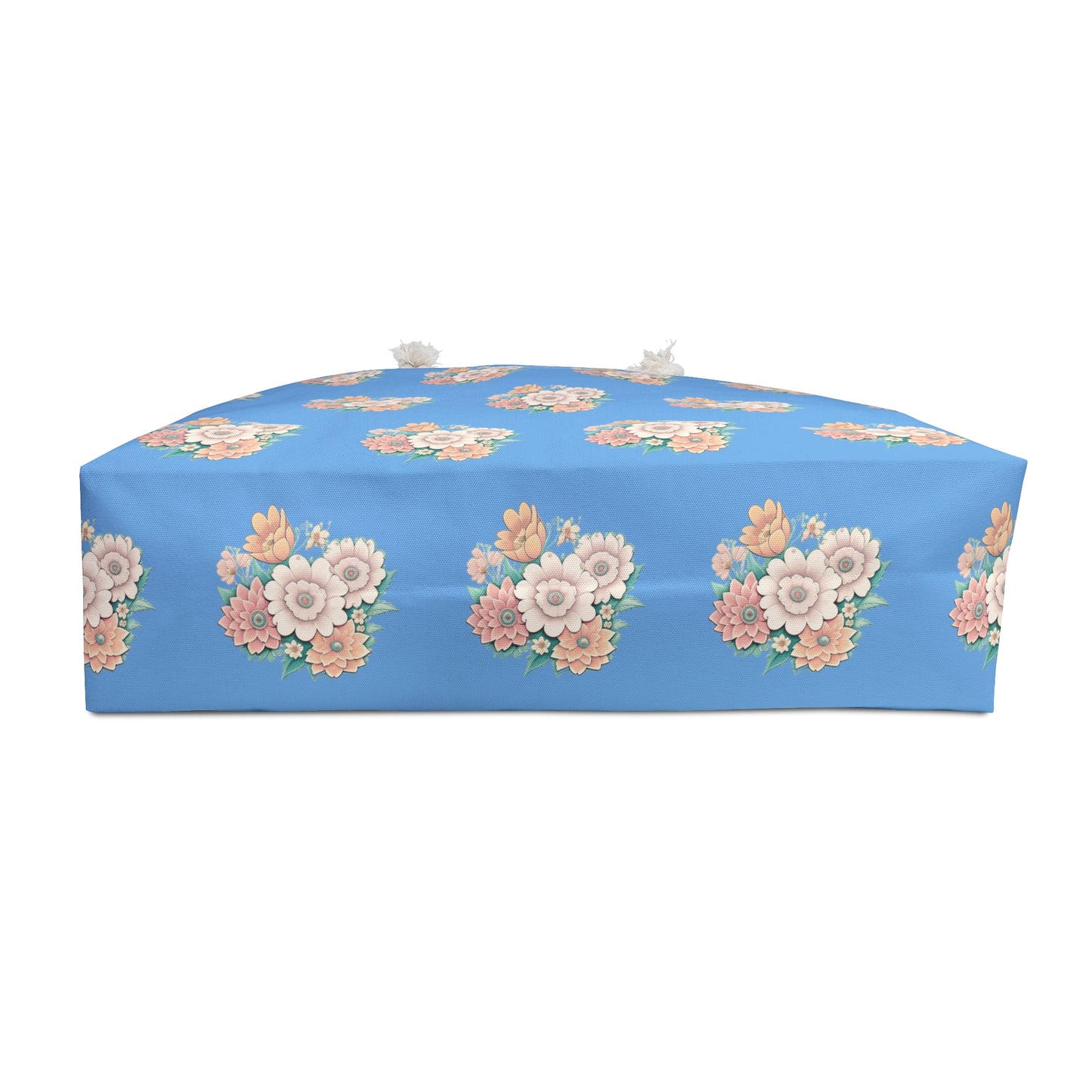 Hail Mary Flowers Blue Weekender Bag