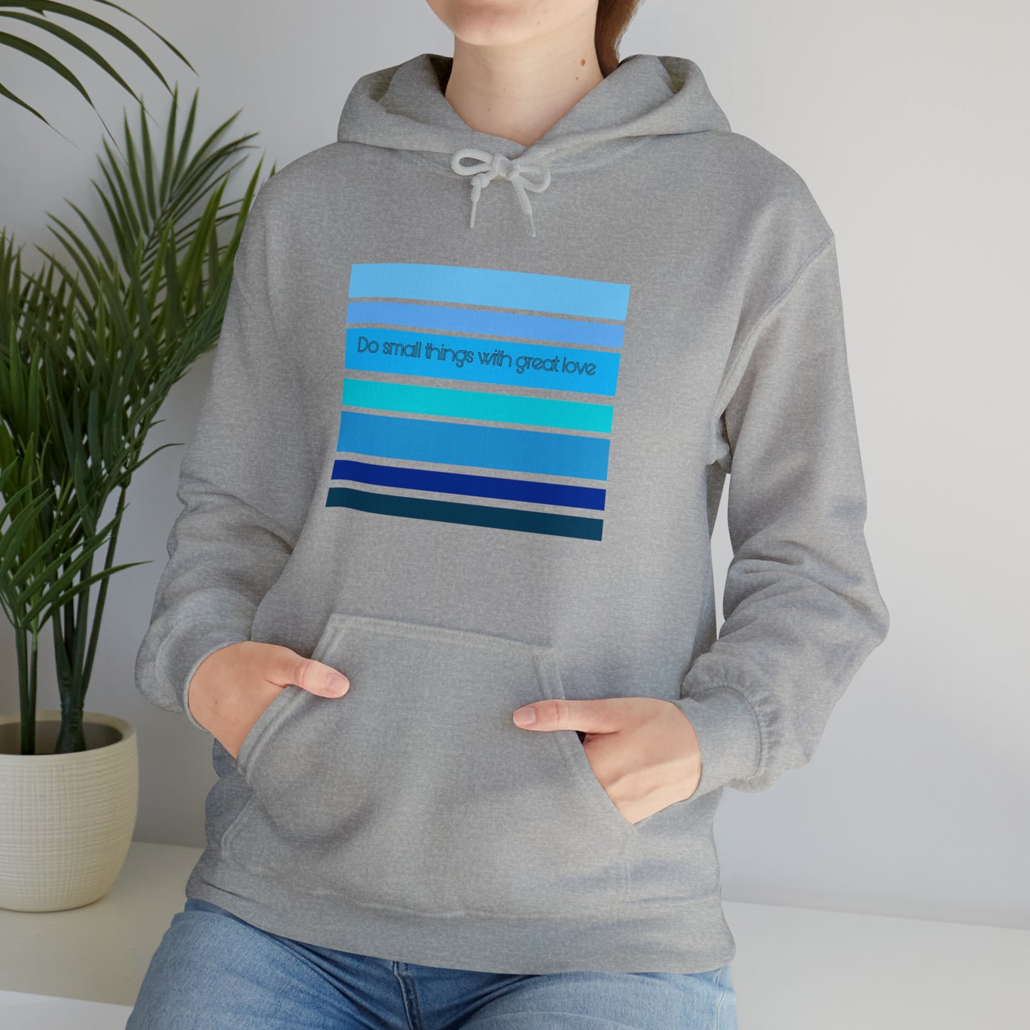 HLC Blue Stripes Unisex Heavy Blend™ Hooded Sweatshirt