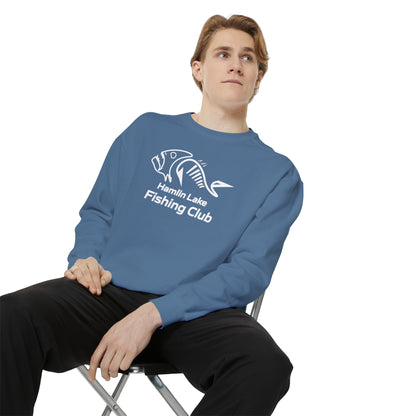 FCF Co. Hamlin Lake Fishing Club Unisex Garment-Dyed Sweatshirt