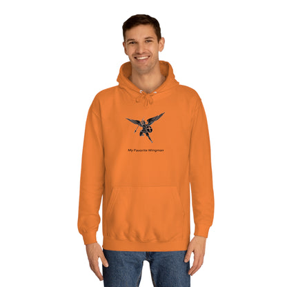 Archangel Saint Michael Wingman Unisex College Hoodie