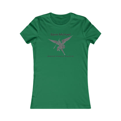 Archangel Saint Michael Women's Favorite Tee