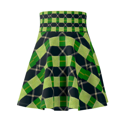 Irish Plaid Skater Skirt (AOP)