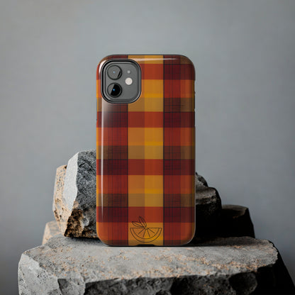 Vintage Fall Plaid HLC Tough Phone Cases