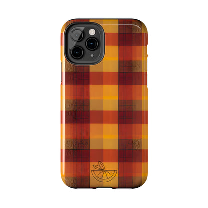 Vintage Fall Plaid HLC Tough Phone Cases