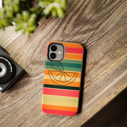 Vintage Stripes Tough Phone Cases