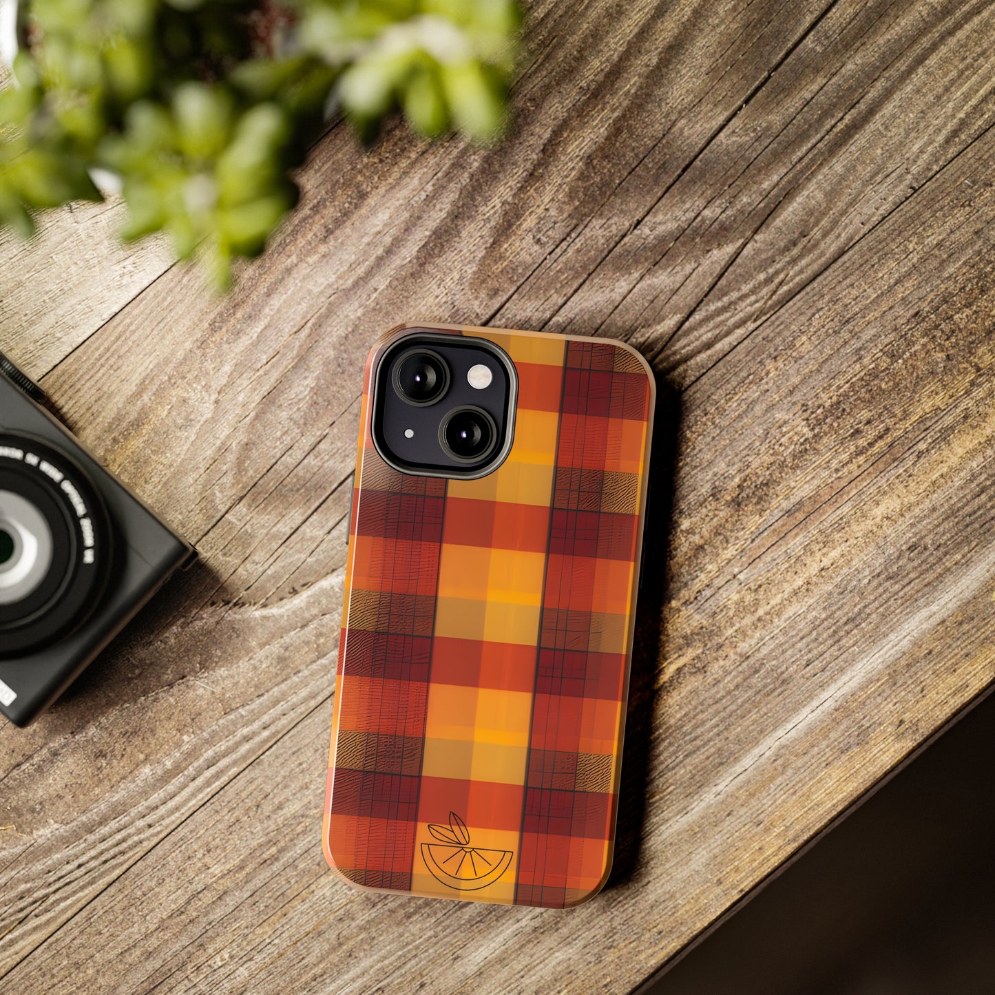 Vintage Fall Plaid HLC Tough Phone Cases