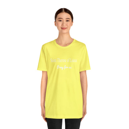 Saint Therese of Lisieux Unisex Jersey Short Sleeve Tee