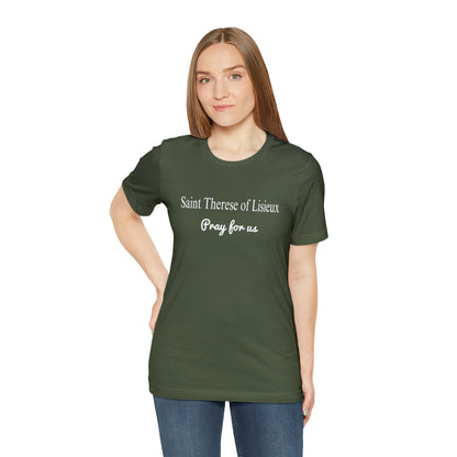 Saint Therese of Lisieux Unisex Jersey Short Sleeve Tee