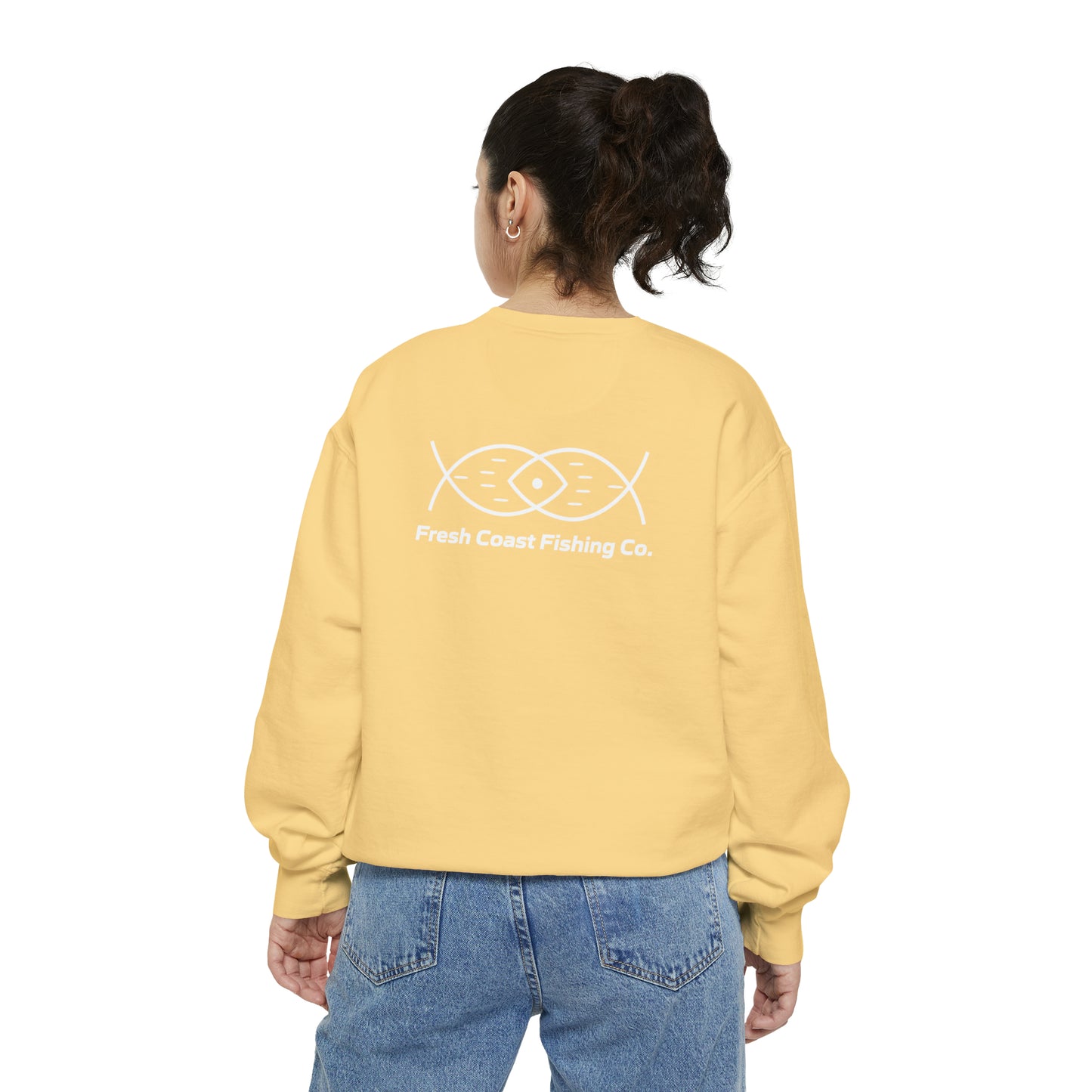 FCF Co. Hamlin Lake Fishing Club Unisex Garment-Dyed Sweatshirt