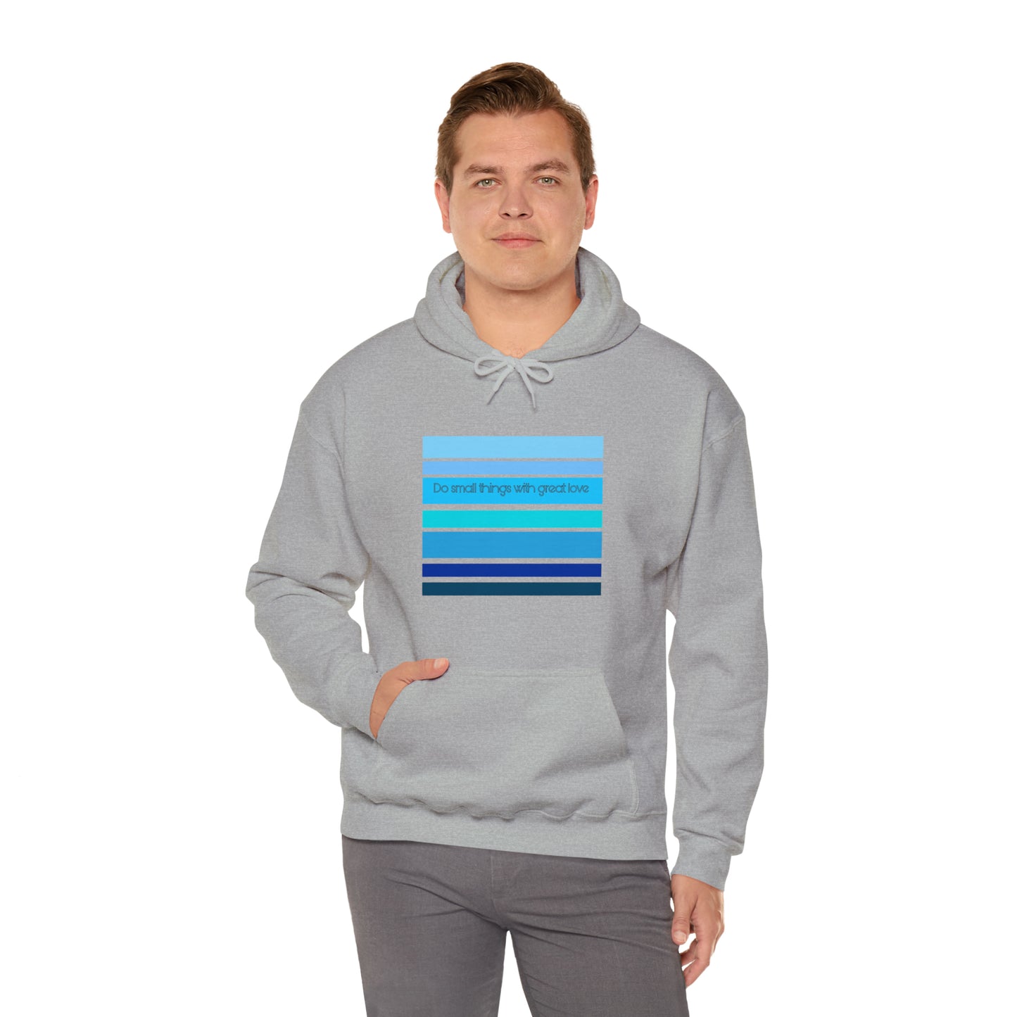 HLC Blue Stripes Unisex Heavy Blend™ Hooded Sweatshirt