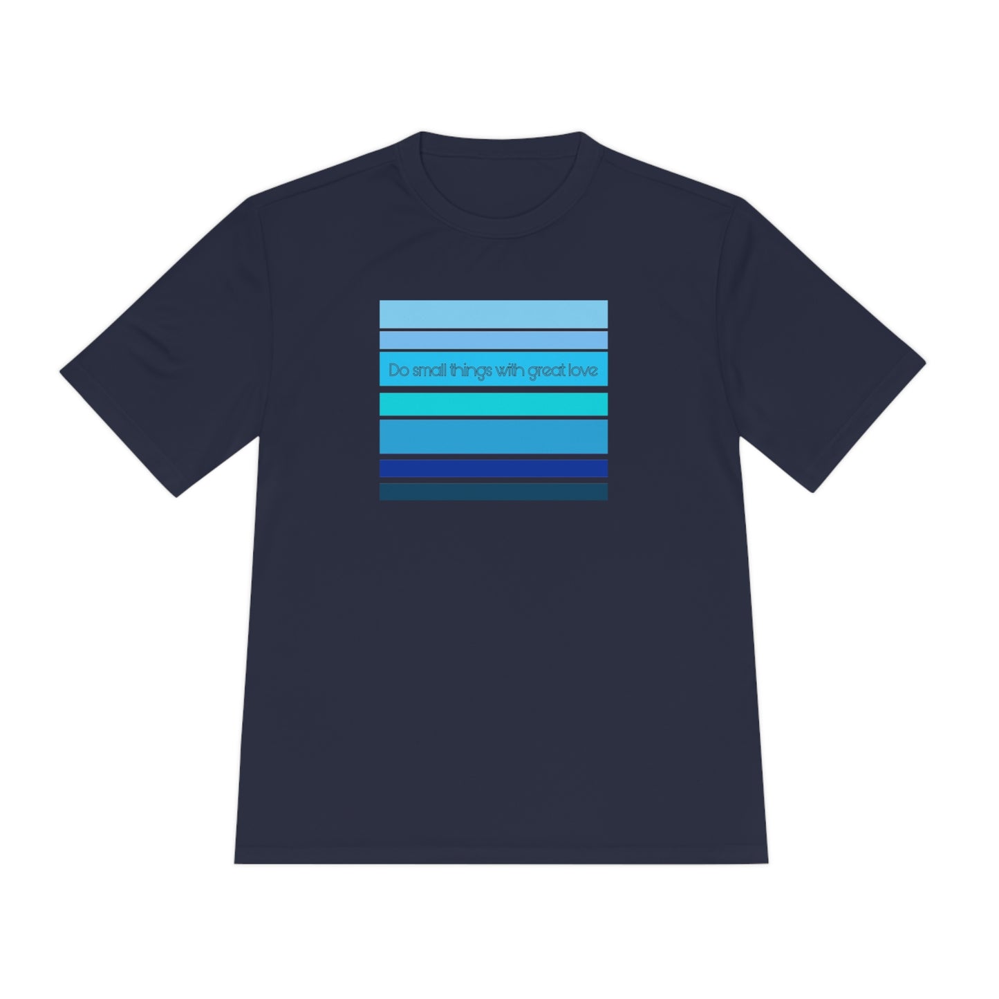 HLC Blue Stripes Unisex Moisture Wicking Tee