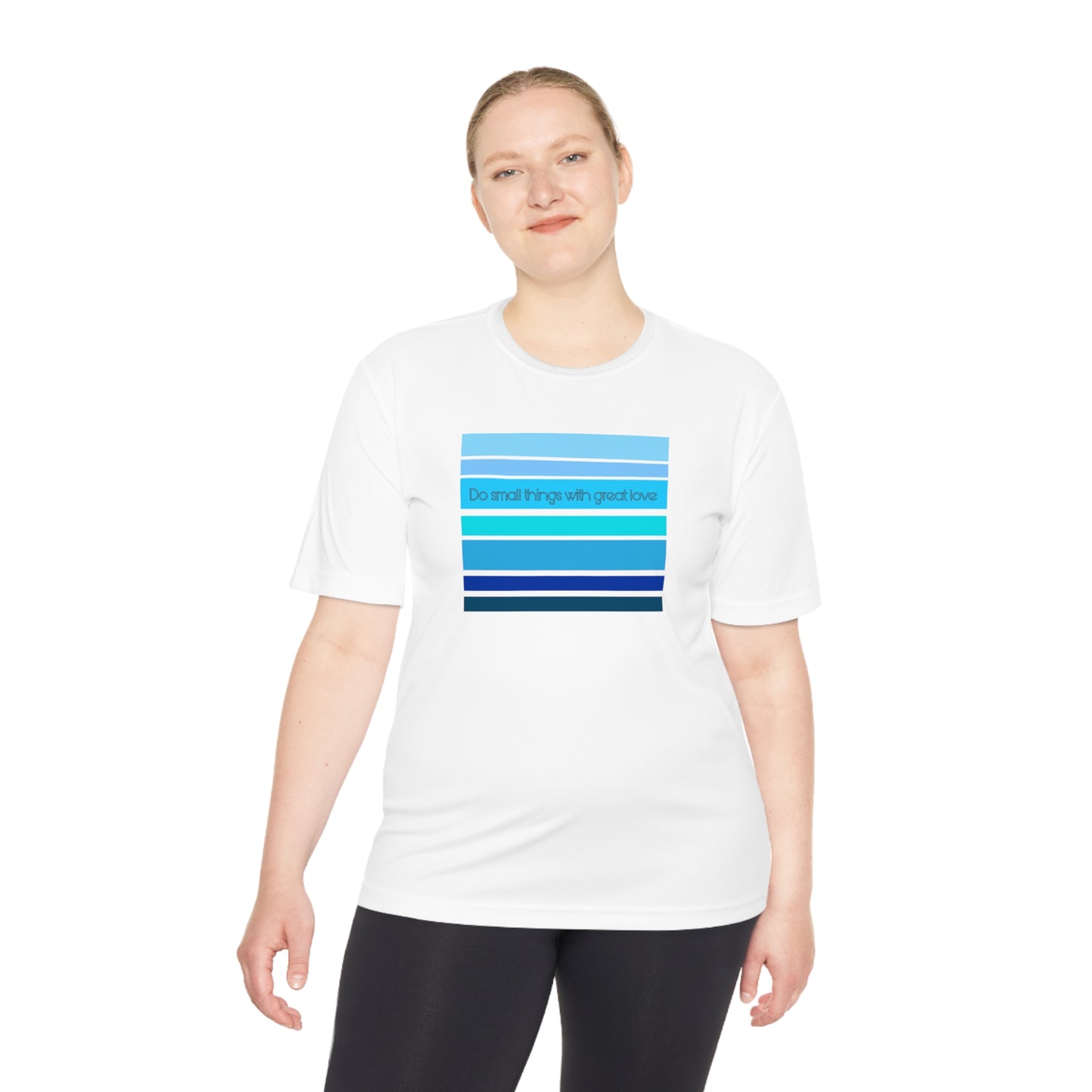 HLC Blue Stripes Unisex Moisture Wicking Tee