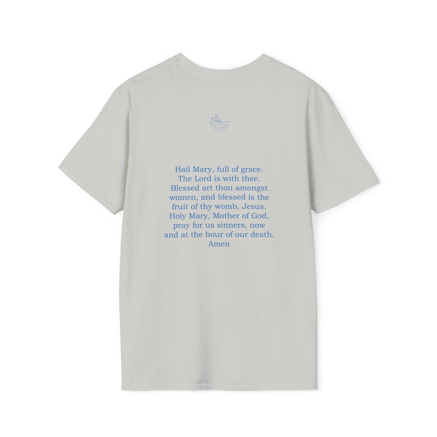 Hail Mary w/prayer Unisex Softstyle T-Shirt