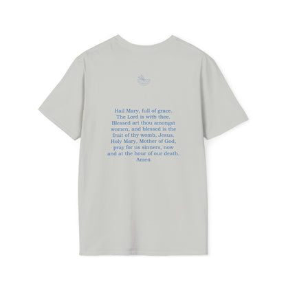 Hail Mary w/prayer Unisex Softstyle T-Shirt