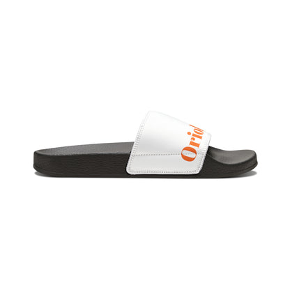 Orioles Fan Youth PU Slide Sandals