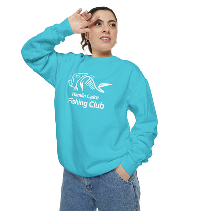 FCF Co. Hamlin Lake Fishing Club Unisex Garment-Dyed Sweatshirt