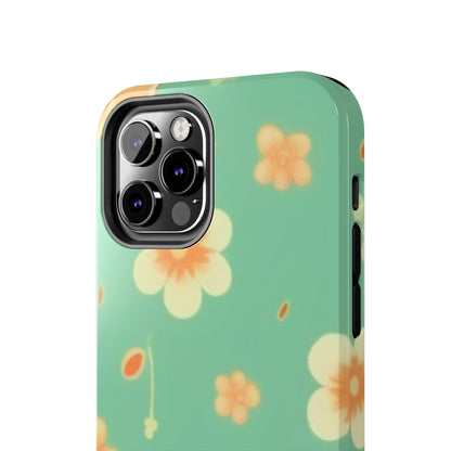 Vintage Coral flowers Tough Phone Cases