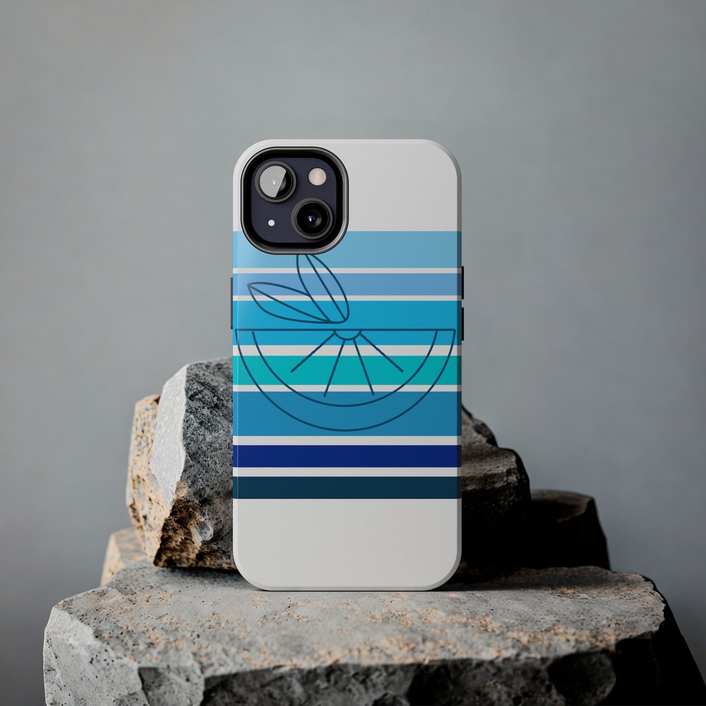 HLC Blue Stripes Tough Phone Cases