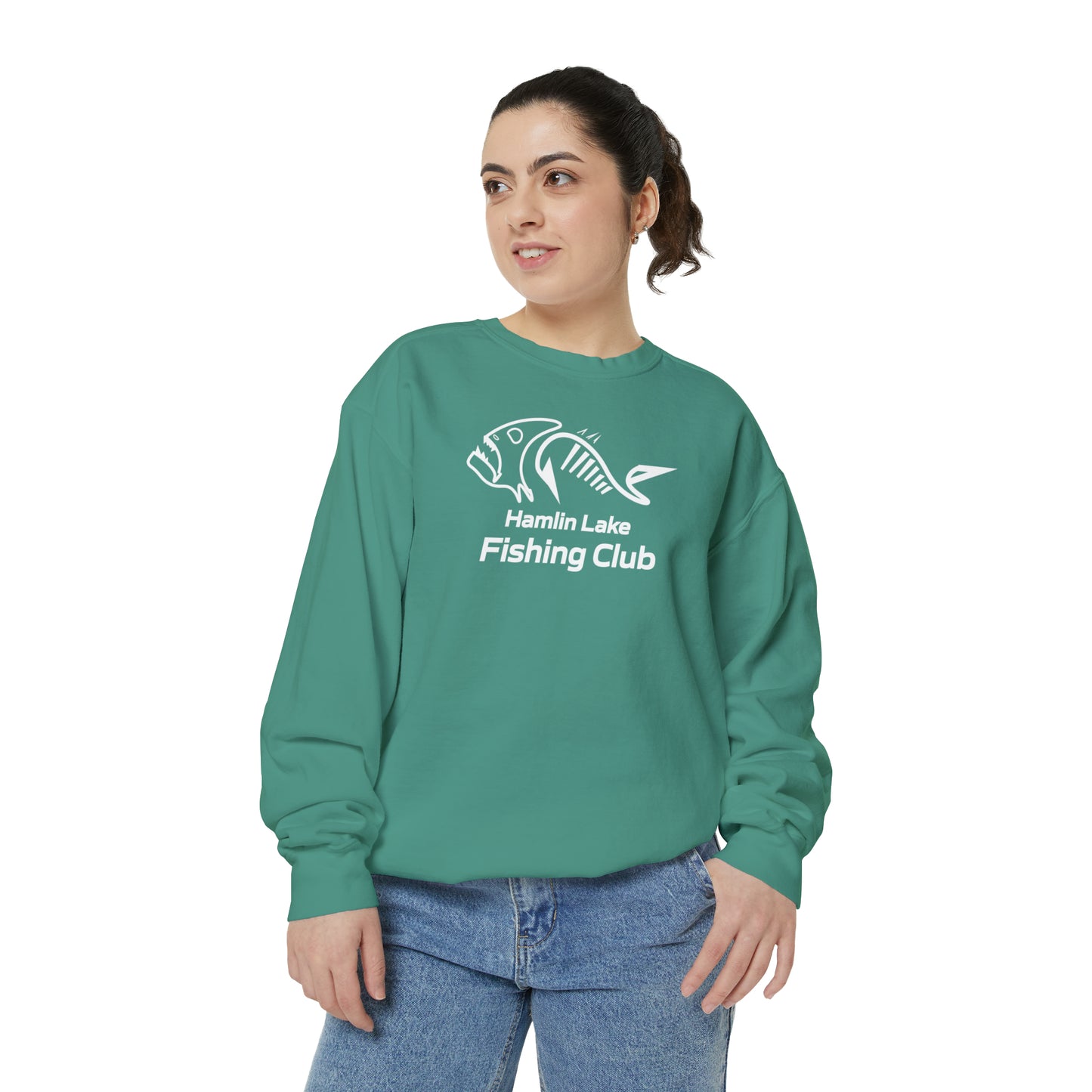 FCF Co. Hamlin Lake Fishing Club Unisex Garment-Dyed Sweatshirt