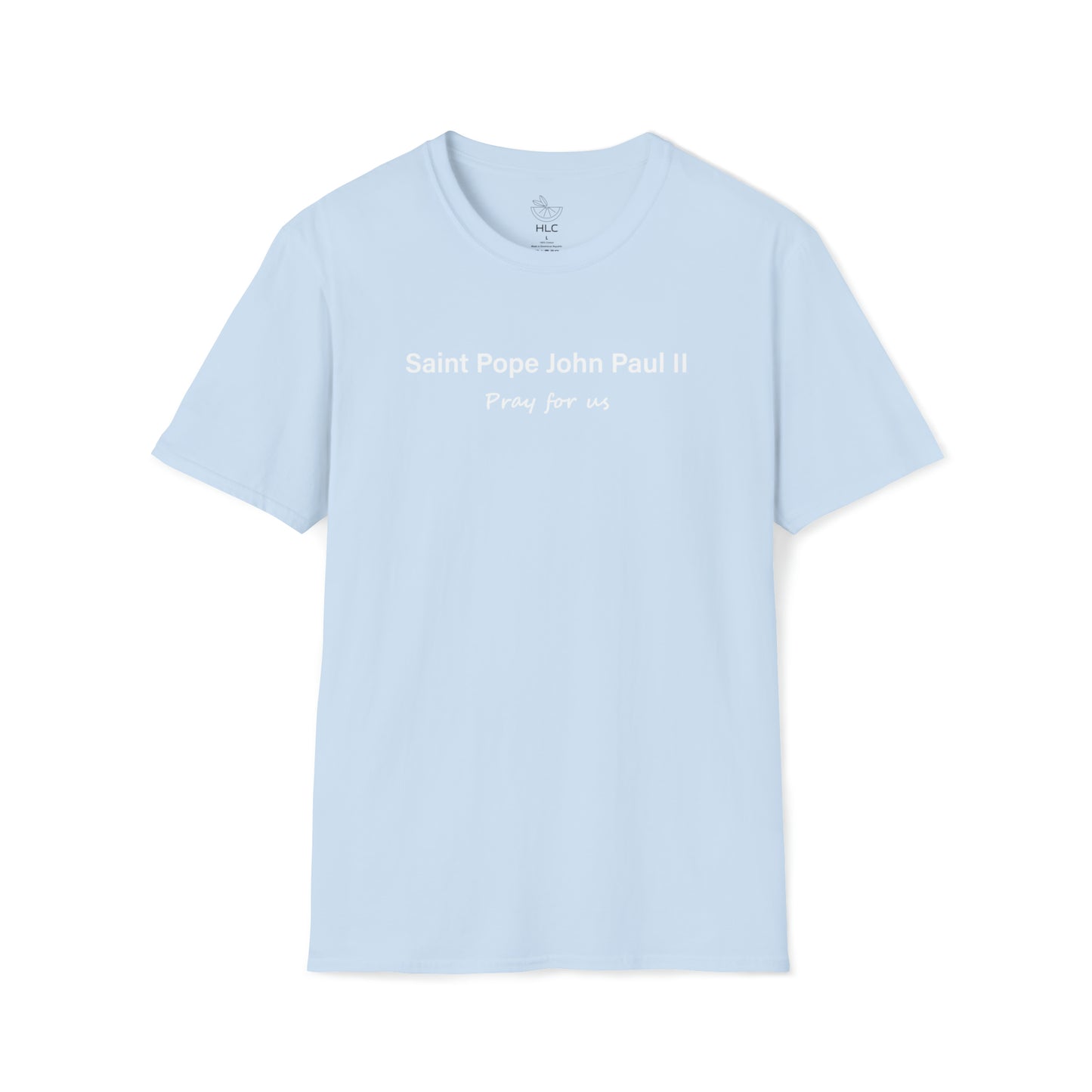 Saint Pope John Paul II Pray for Us Unisex Softstyle T-Shirt