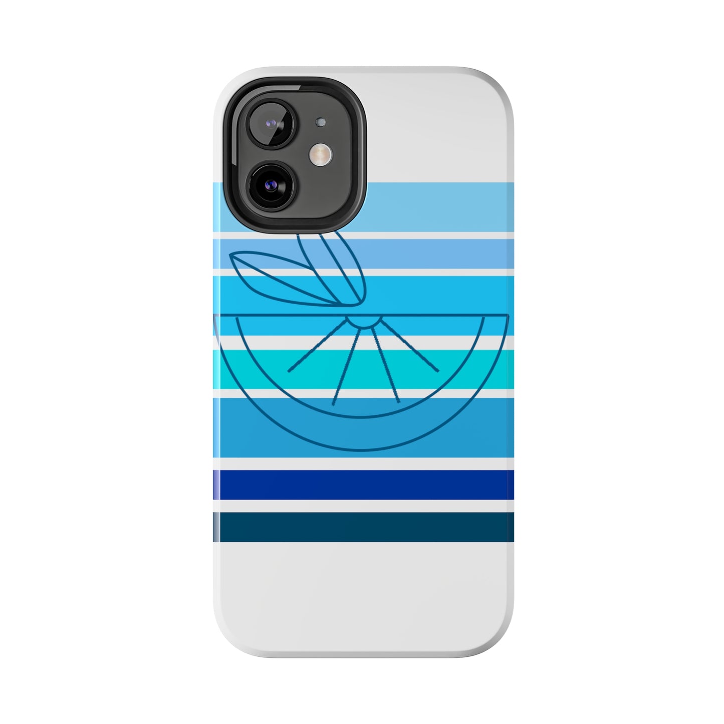 HLC Blue Stripes Tough Phone Cases