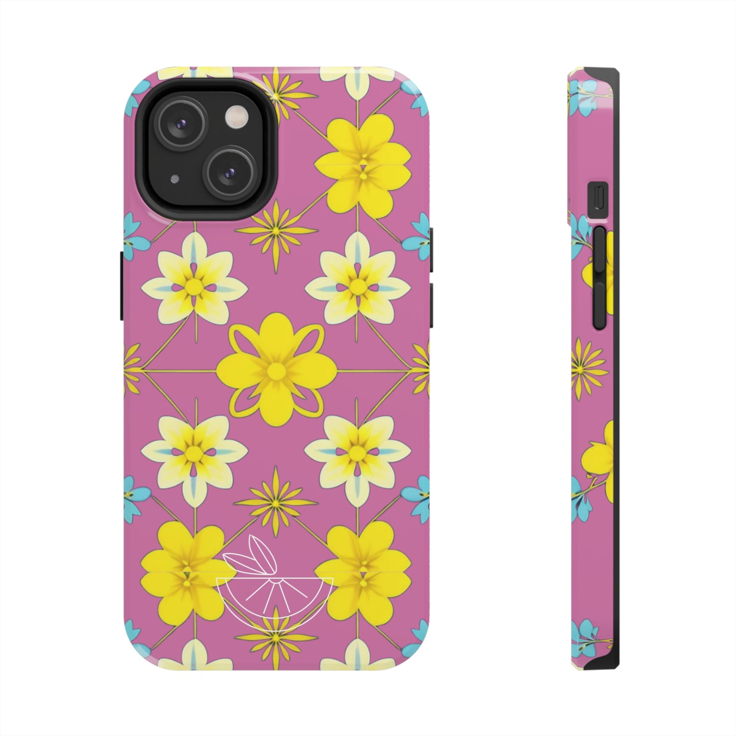 Vintage Yellow Flowers Tough Phone Cases