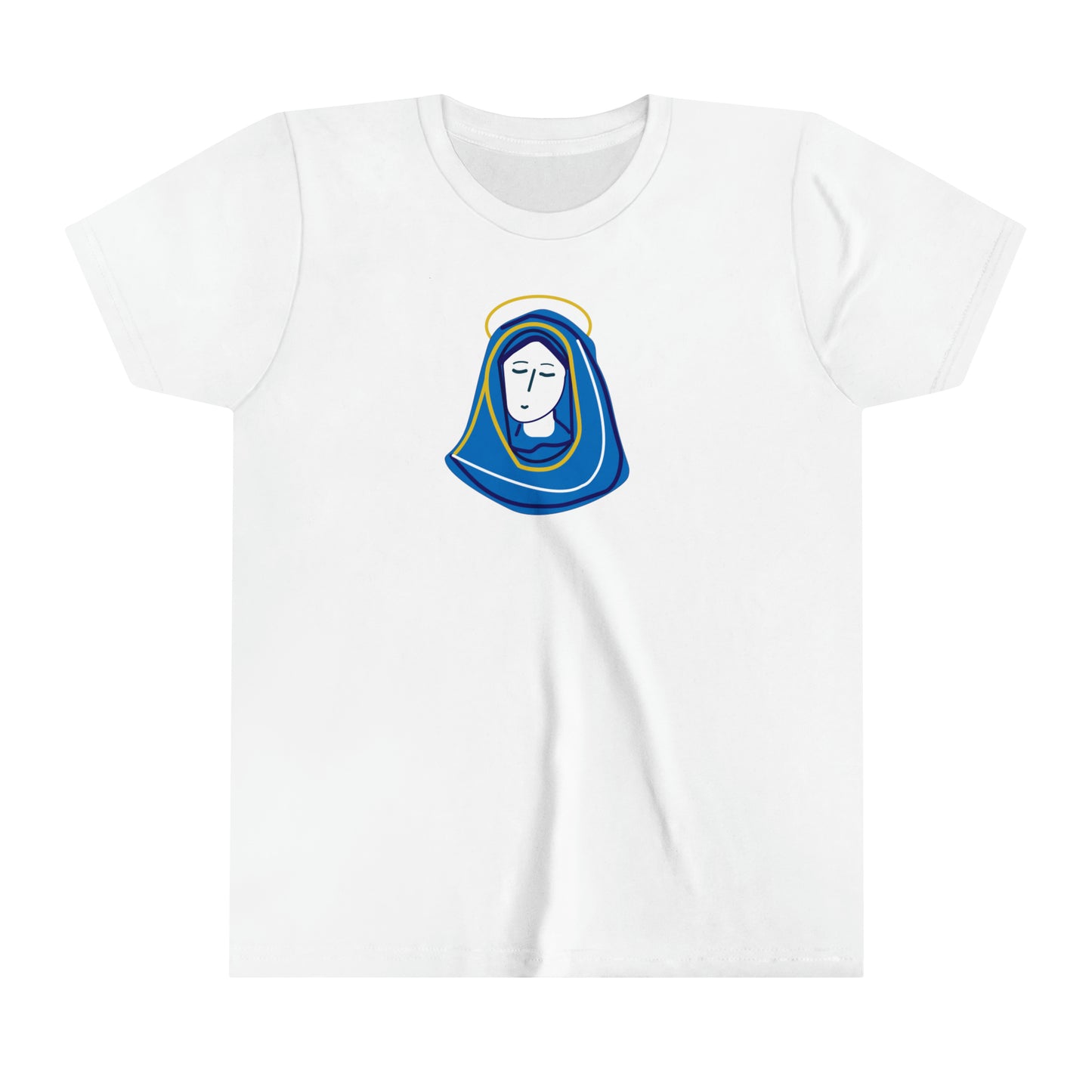 Hail Mary front graphic Youth Short Sleeve Tee