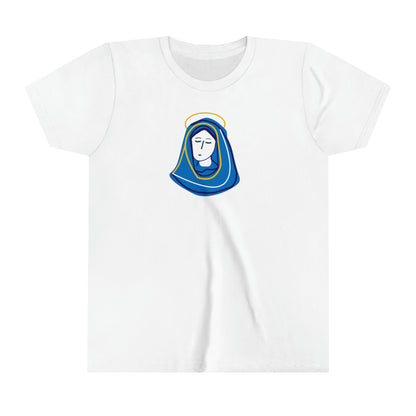 Hail Mary front graphic Youth Short Sleeve Tee