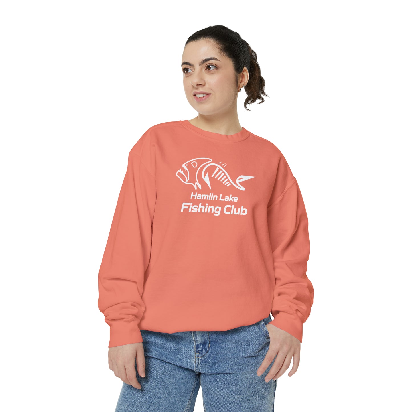 FCF Co. Hamlin Lake Fishing Club Unisex Garment-Dyed Sweatshirt