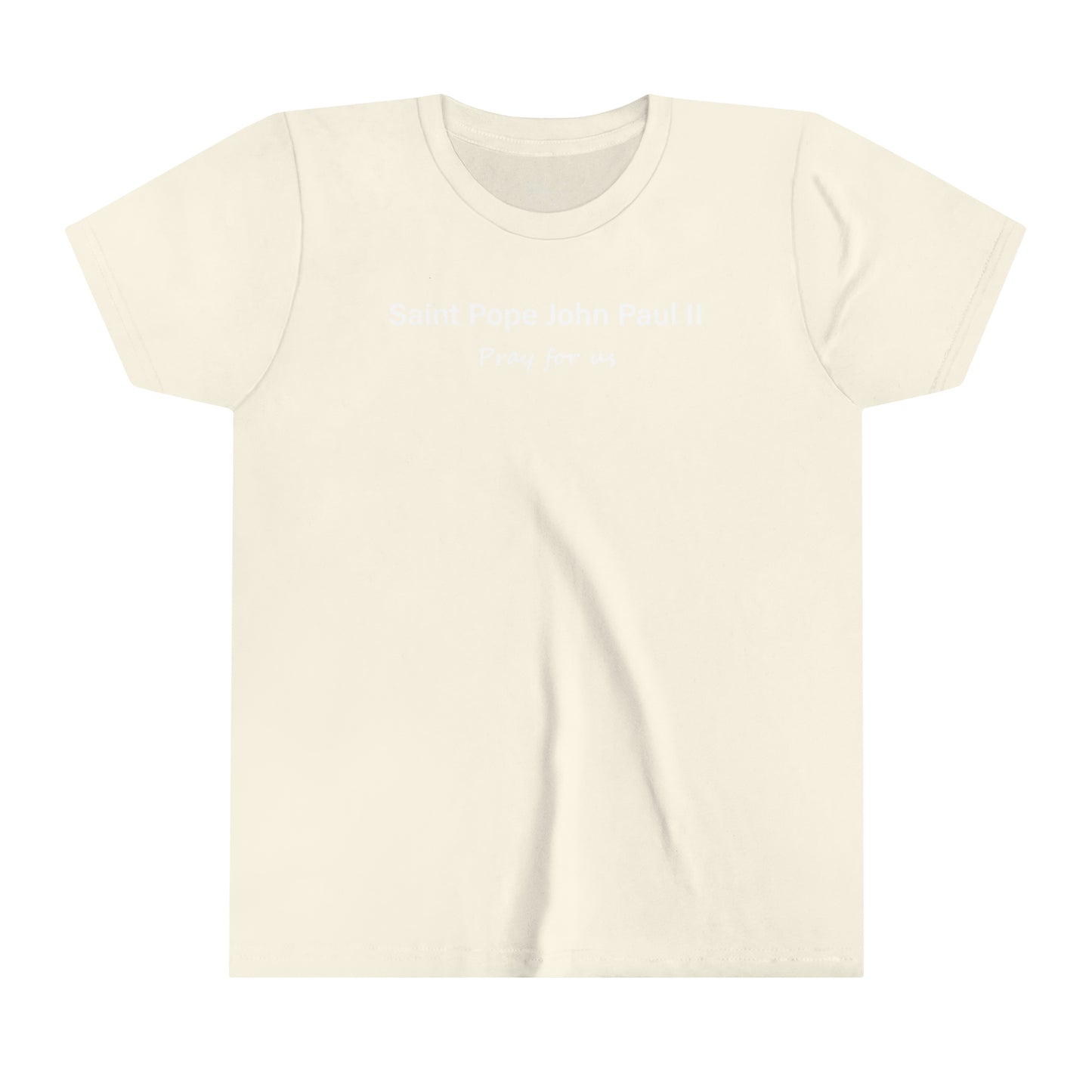 Saint Pope John Paul II Youth Short Sleeve Tee