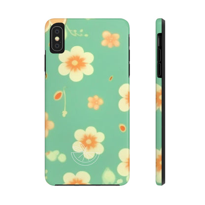 Vintage Coral flowers Tough Phone Cases