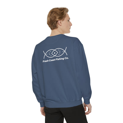 FCF Co. Hamlin Lake Fishing Club Unisex Garment-Dyed Sweatshirt