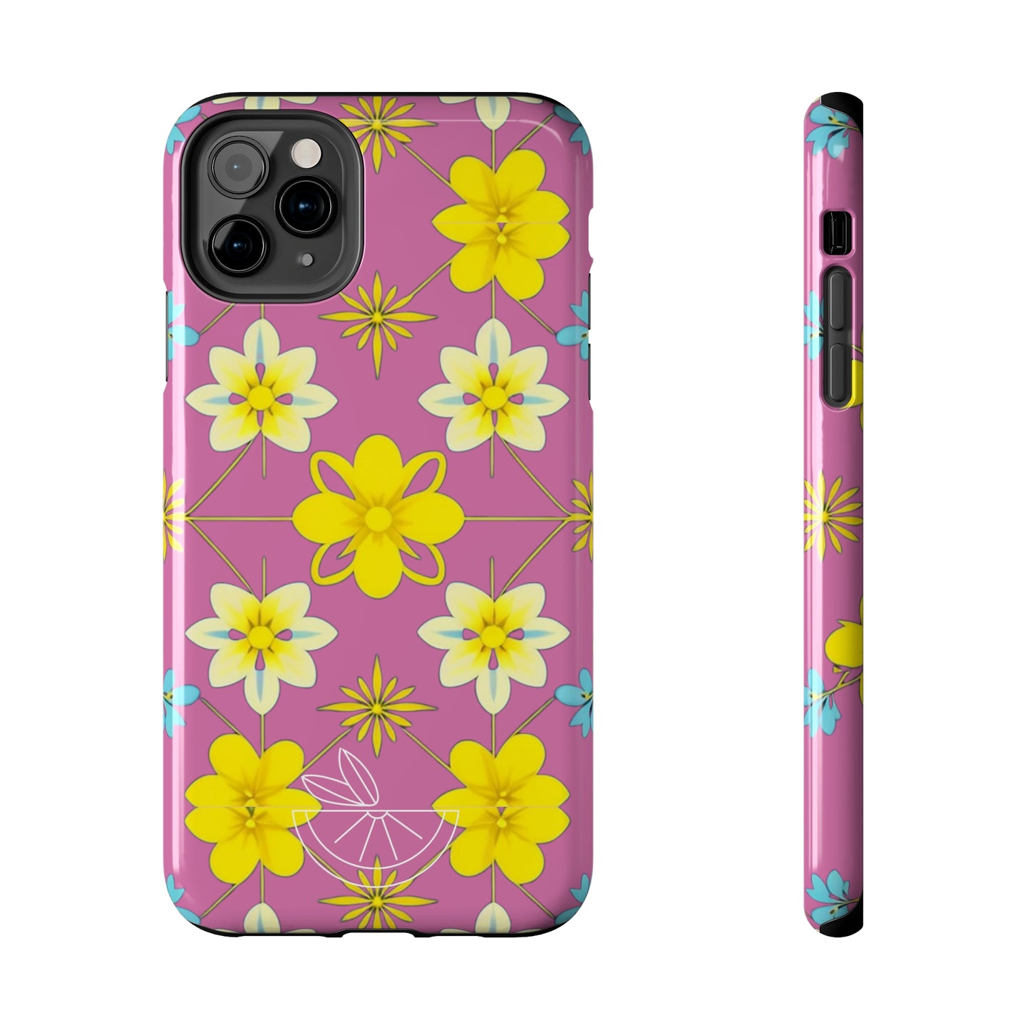 Vintage Yellow Flowers Tough Phone Cases