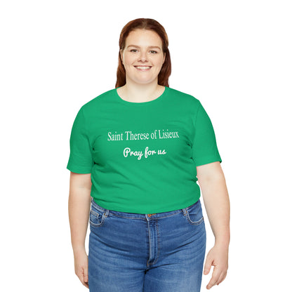 Saint Therese of Lisieux Unisex Jersey Short Sleeve Tee