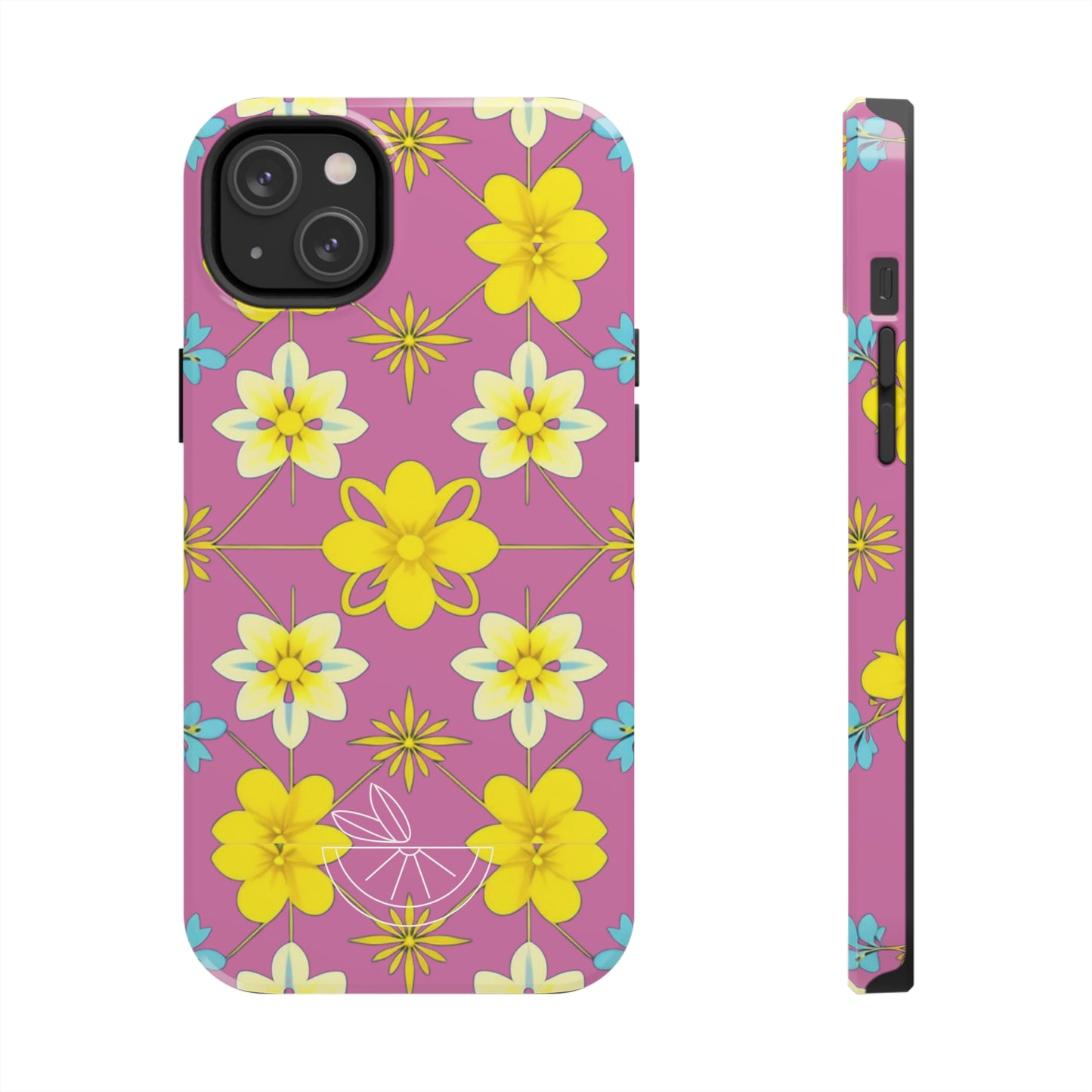 Vintage Yellow Flowers Tough Phone Cases