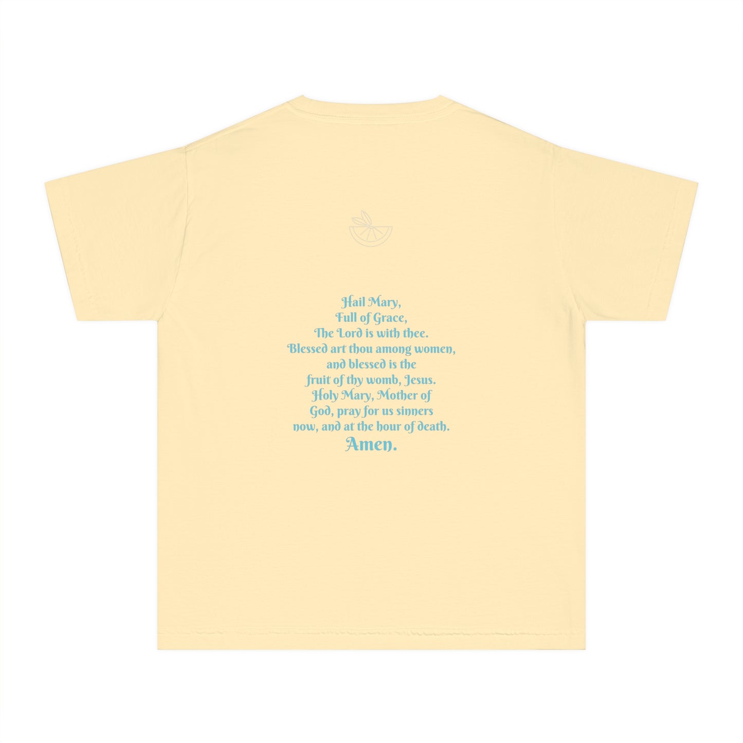 Hail Mary FoG w/prayer Youth Midweight Tee