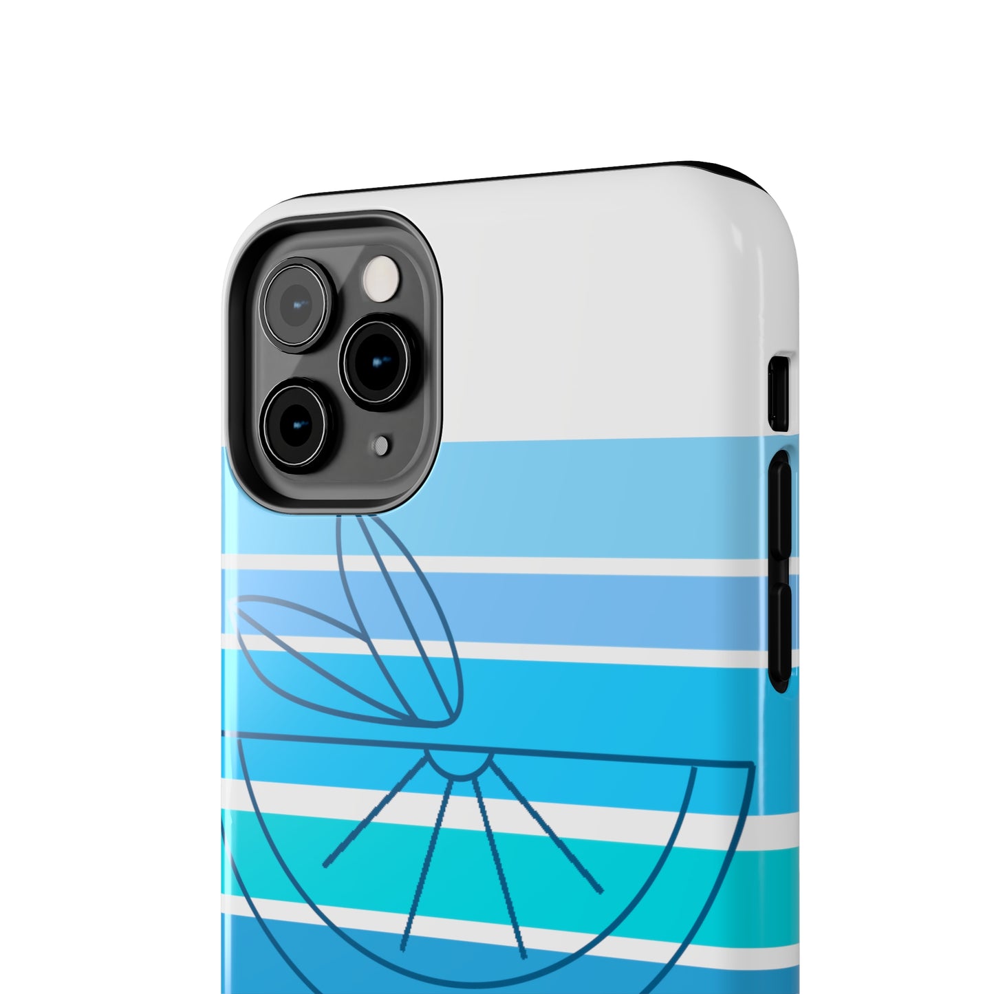 HLC Blue Stripes Tough Phone Cases