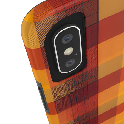 Vintage Fall Plaid HLC Tough Phone Cases