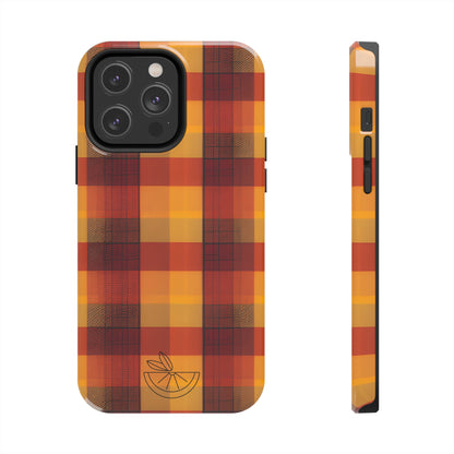 Vintage Fall Plaid HLC Tough Phone Cases