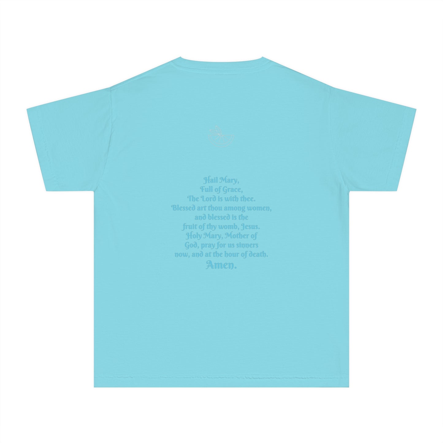 Hail Mary FoG w/prayer Youth Midweight Tee