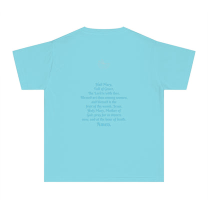 Hail Mary FoG w/prayer Youth Midweight Tee